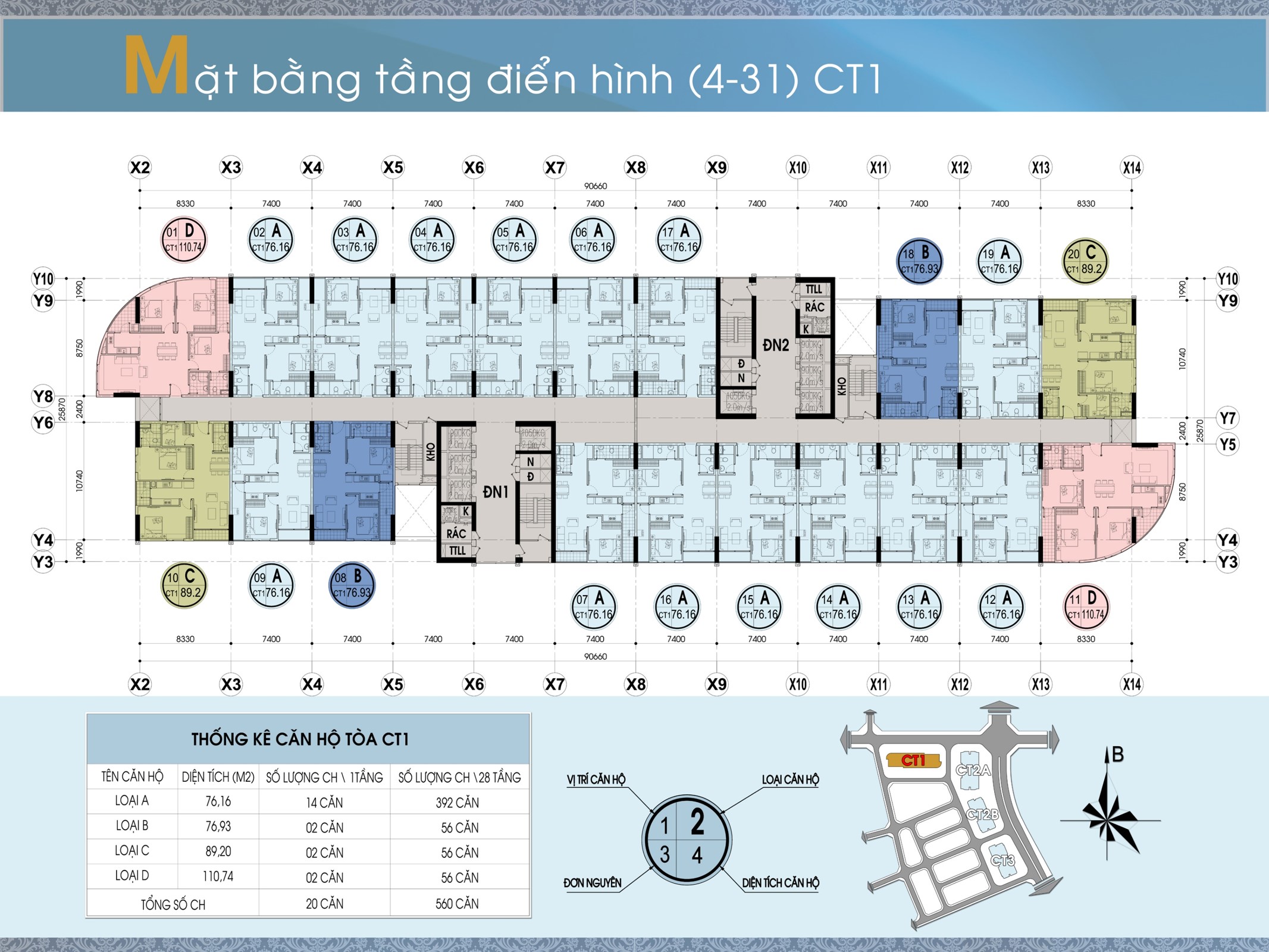 Mặt bằng tòa Ct1A gelexia riverside