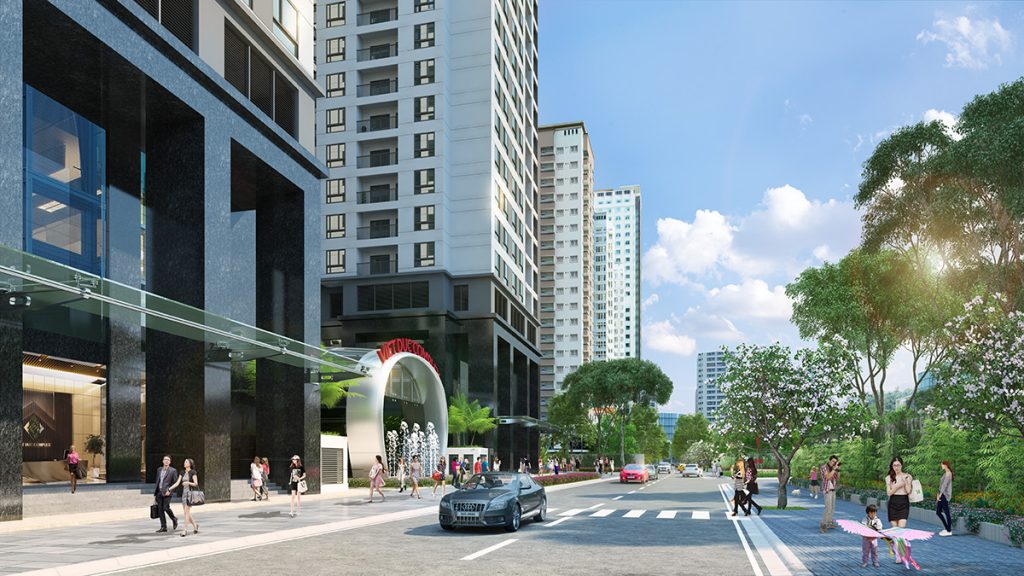 Sảnh thương mại Chung cư Việt Đức Complex