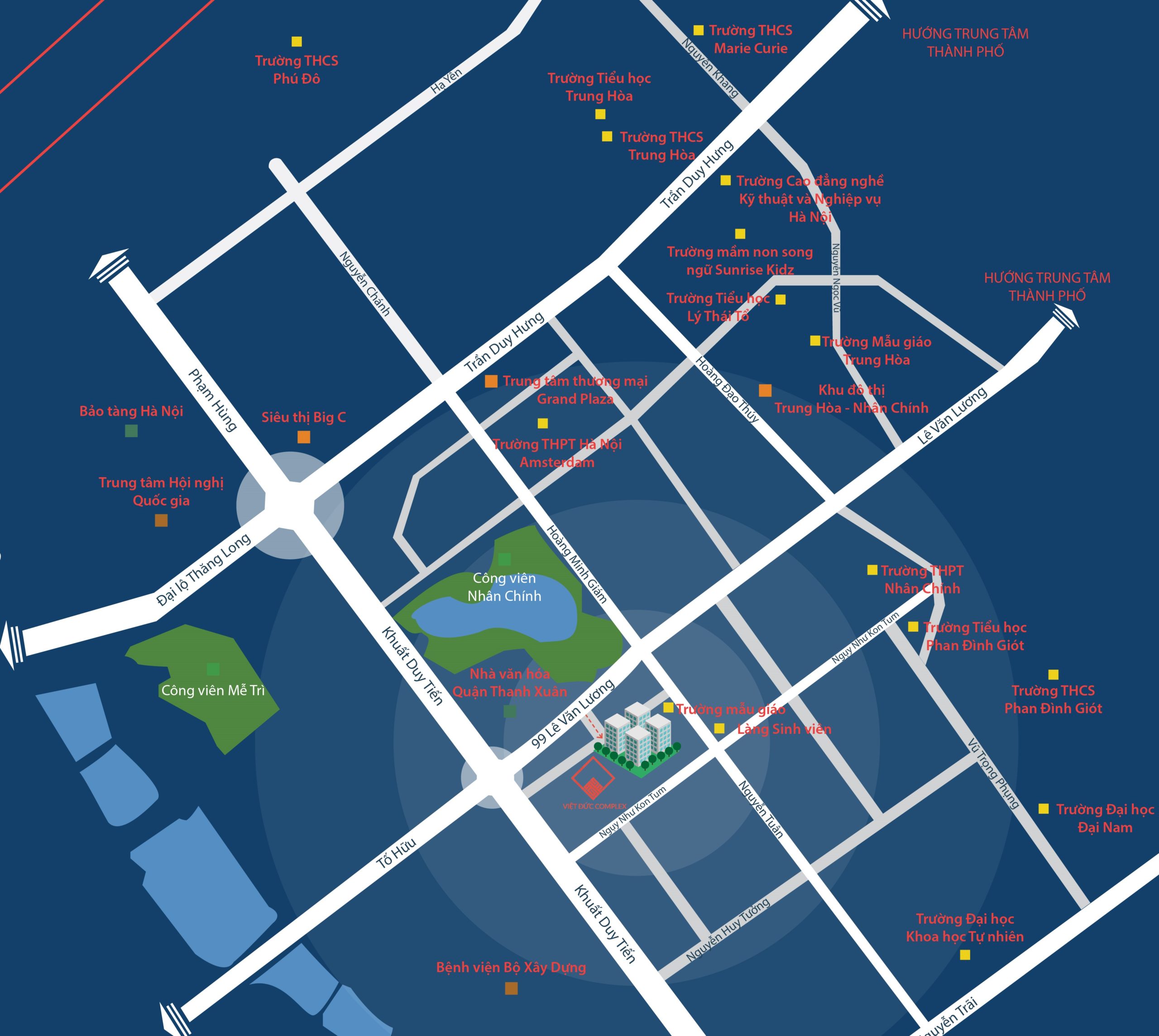 Vị trí việt đức complex